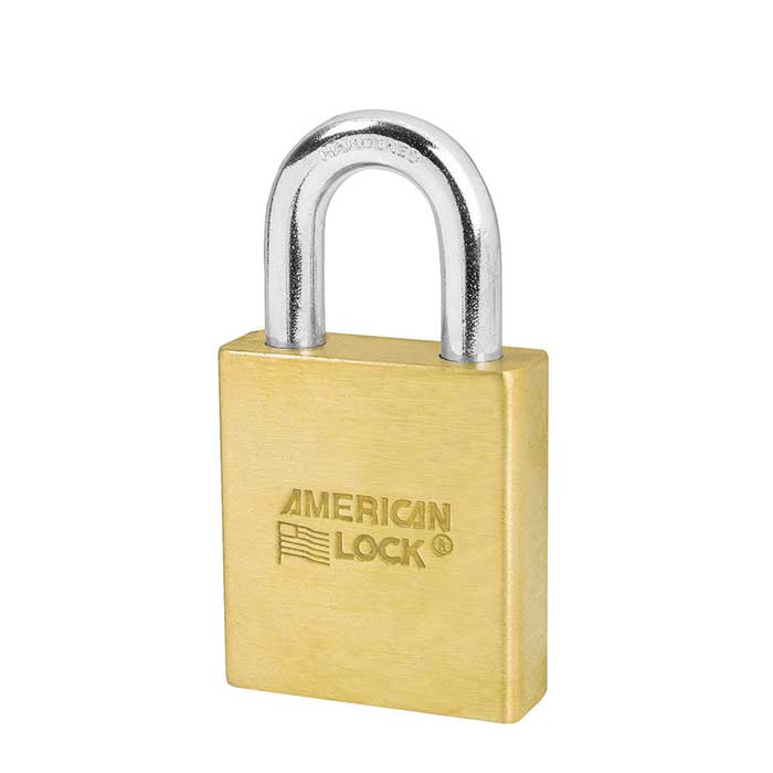 A3700-WO 2 in. Body & 1.12 in. Shackle Less Cylinder Brass Padlock