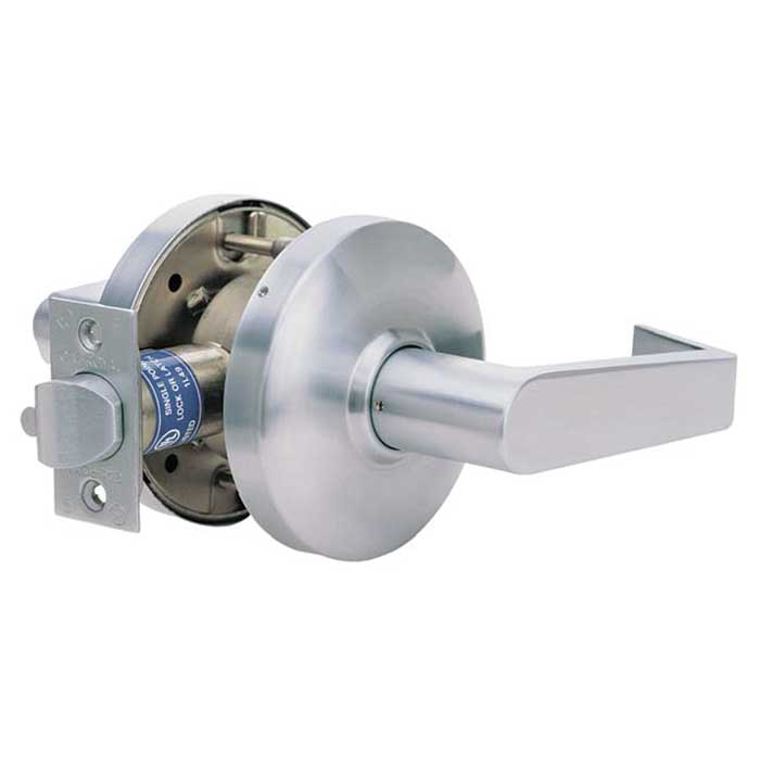 GN30-26D Grade 1 Passage Lever Lockset, 626-US26D Satin Chrome