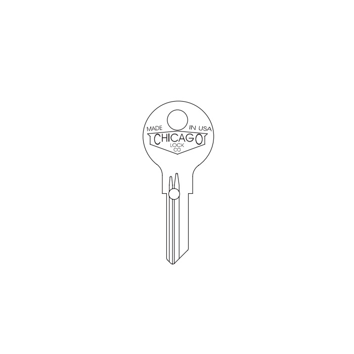 DK-102-H Chicago Key Blank - K-102H