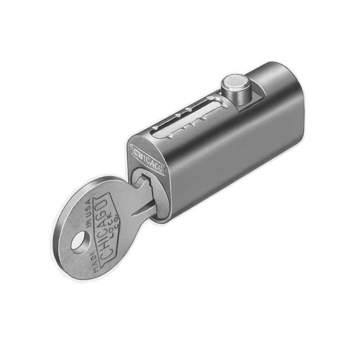 CEXP-19DC-KD 0.87 in. Chicago Fire Proof File Cabinet Lock