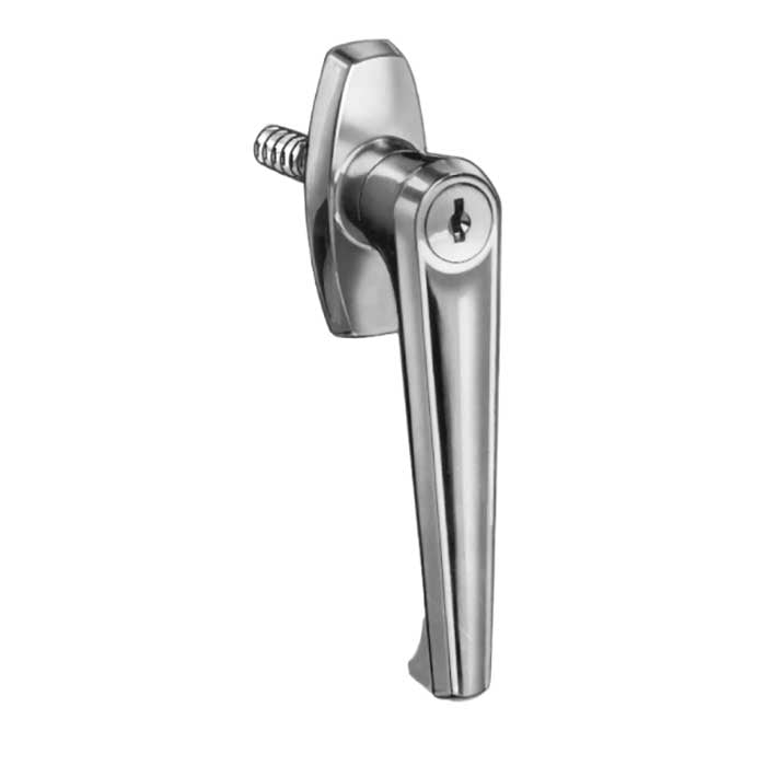 C8751-26D-KD 1-Disc Tumbler Handle Lock - Rear Mount - Keyed Different - Satin Chrome