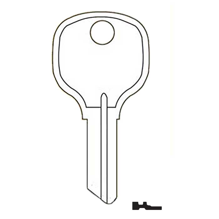 D8793 Lock Key Blank