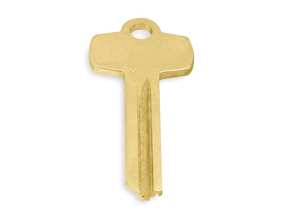1AK-1-B8-1-7 B8 Keyway Patented Key Blank