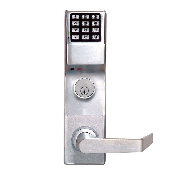 ETDLNS1G-26D-V99 ET Series Trilogy Keypad Only Exit Trim, 626-US26D Satin Chrome