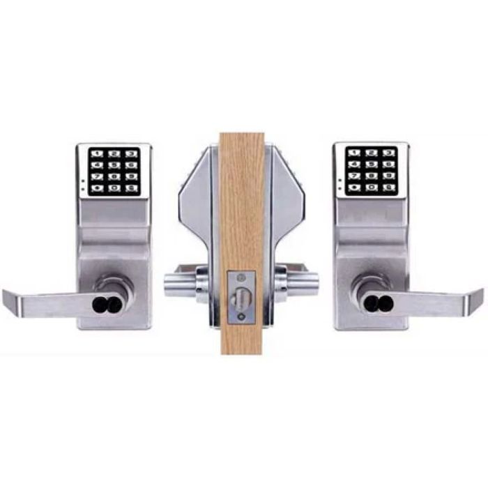 DL5200IC-26D DL5200 Series Trilogy Double-Sided Cylindrical Electronic Digital Lock - 626-US26D Satin Chrome
