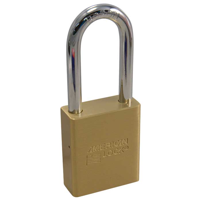 A3651-WO 1.75 in. Door Key Compatible Brass Padlock