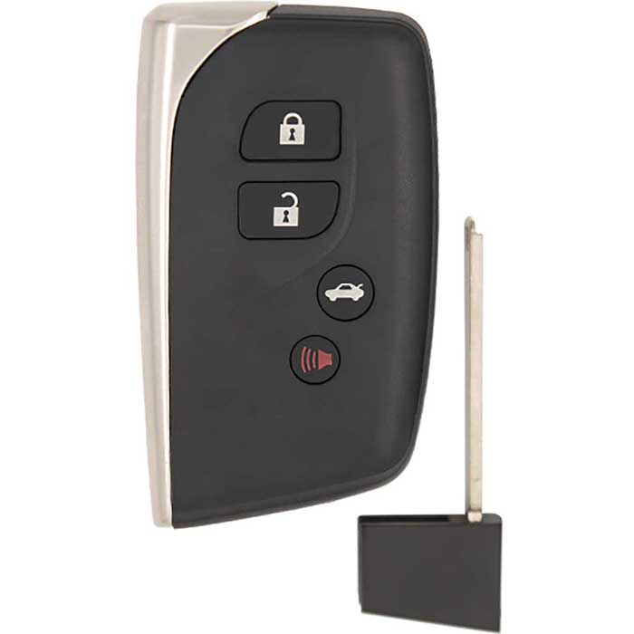 940-TL-SHELL 4 Button Replacement Remote Shell for 2013-2017 Lexus LS460