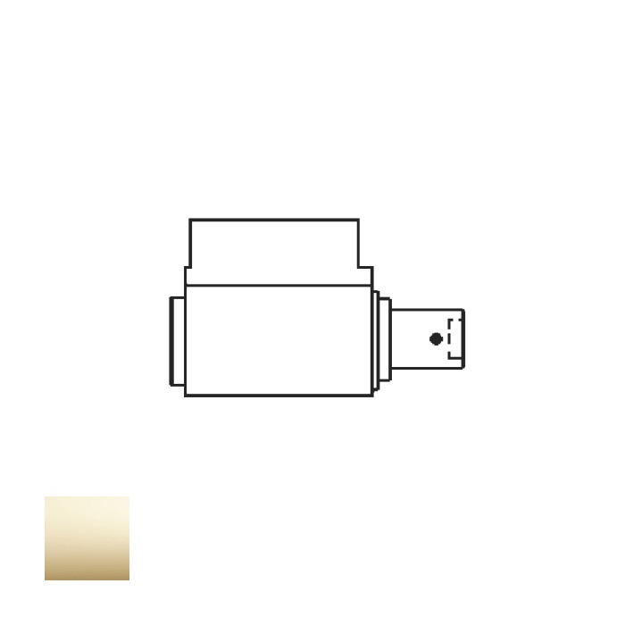 88672-605 TMax Sargent 72 KIK Cylinder Assembly - Bright Polished Brass