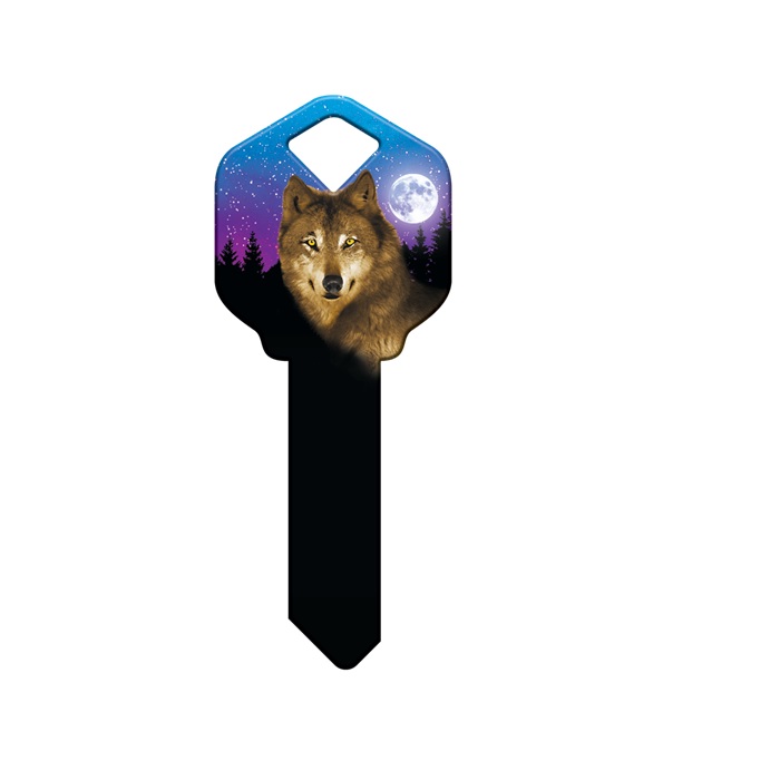 SC1-HK38 3.8 in. Happy Keys Wolf Key Blank