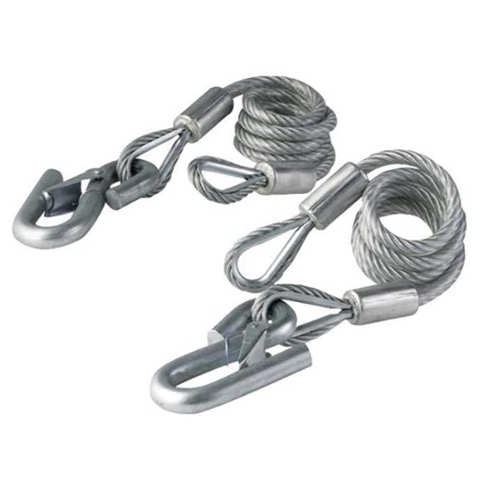 2829DAT 40 in. Zinc Long Safety Cable - 2 Piece