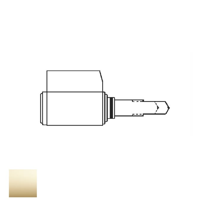 88691-605 TMax Arrow KIK Cylinder Assembly - Bright Polished Brass