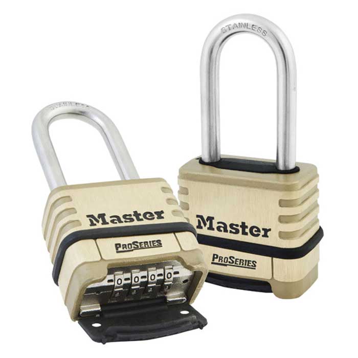 1175LHSS Resettable Combo Locks - 2.09 in. Shackle