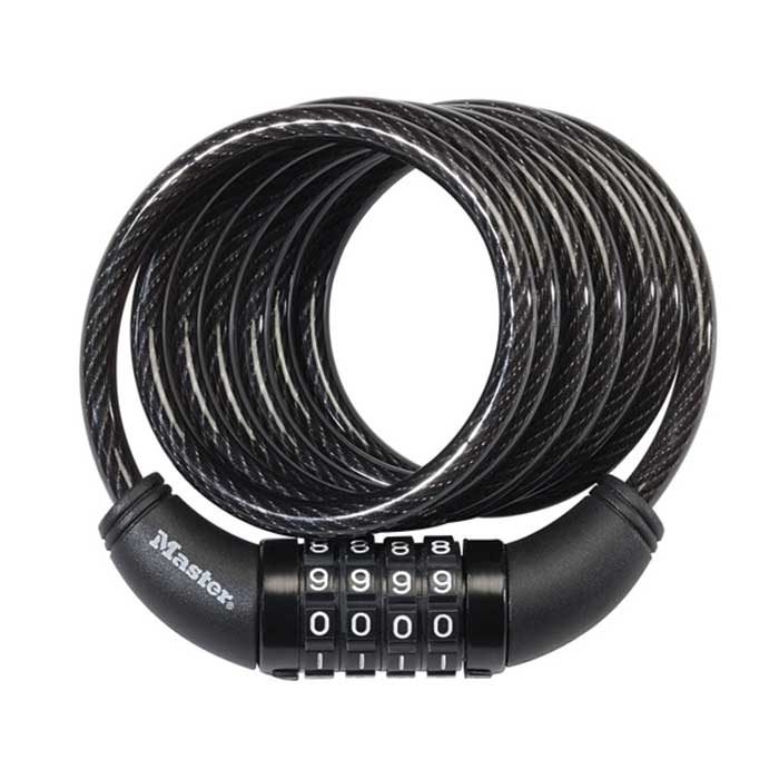 8114DSG 6 ft. Cable Bike Lock - Set Your Own Combo