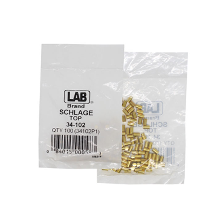 34-102-LAB No.2 Cylinder Top Pin, 0.200 in. - Pack of 100