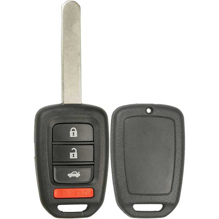 818-HA-SHELL 4 Button Remote Key Shell for 2013-2017 Honda Accord