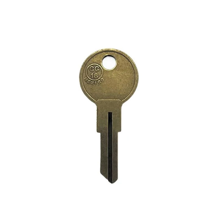 CG16-NP-JMA 0.001 x 1.8 in. Nickel Plated Key Blank