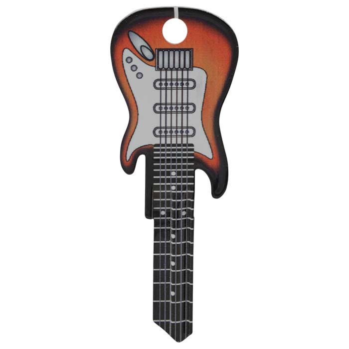 3683 SC1 Sunburst Fender Guitar Key Blank