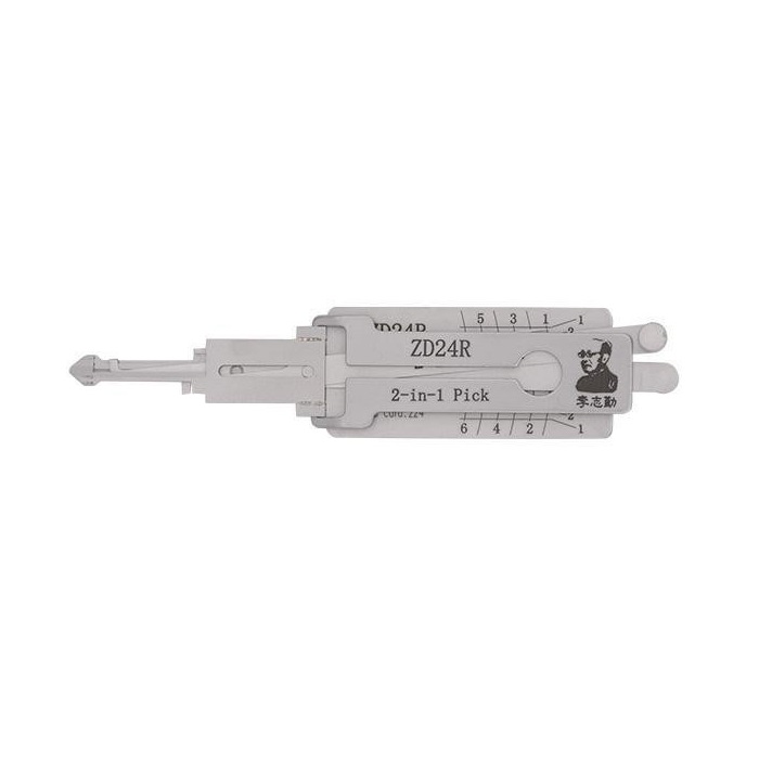 OL-ZD24R-AG 2-in-1 Auto Lock Picking Tool for ZD24R