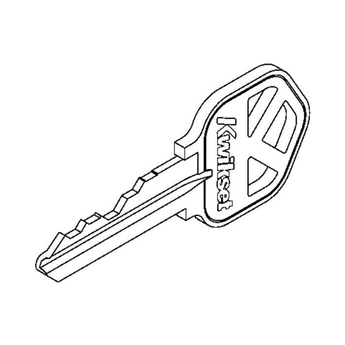 Kwikset 81057-007 Extra Cut Ringed Key 5-Pin Change Key - Set of 8