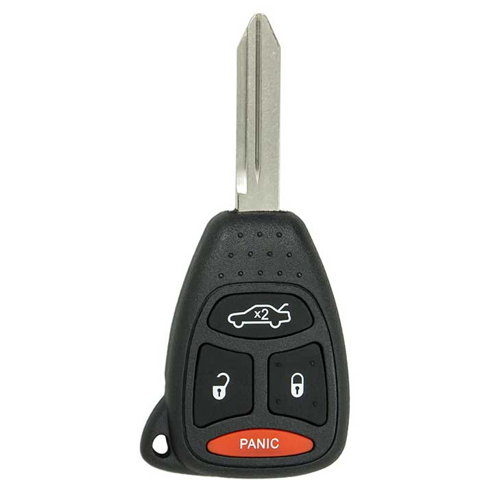 DSHELL-149 4-Button Remote Head Key Shell for 2005-2011 Chrysler Dodge Jeep