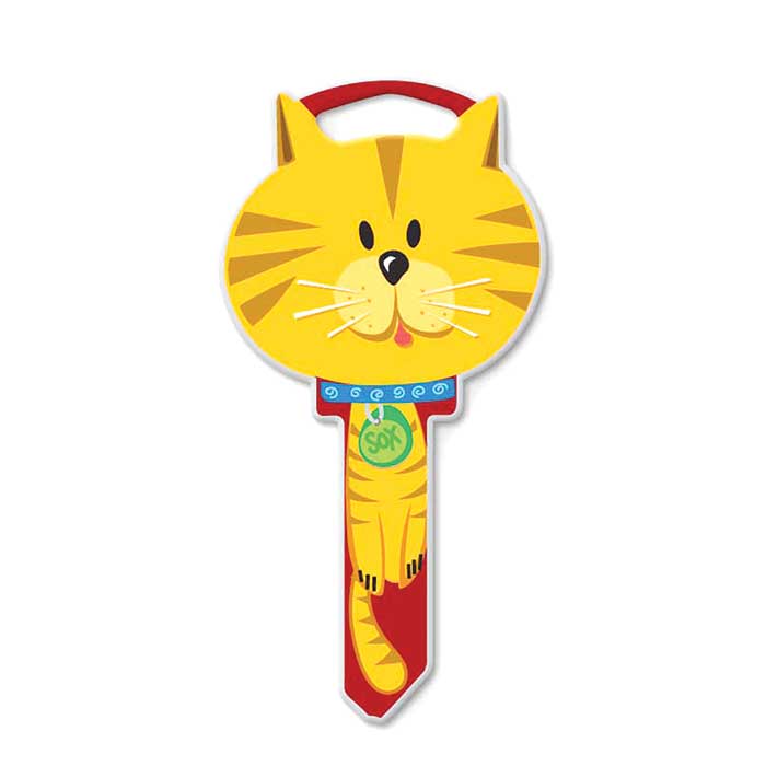 B115K Cat Key Blank - Kwikset KW1-11 Keyway