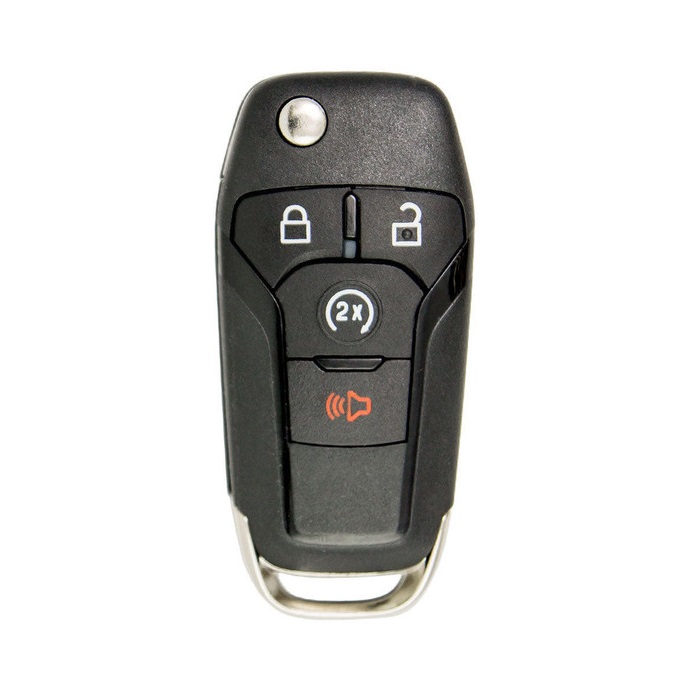 164-R8134-RFB-A Original 4 Button Flip Key with Remote Start 902Mhz N5F-A08TDA & 164-R8134