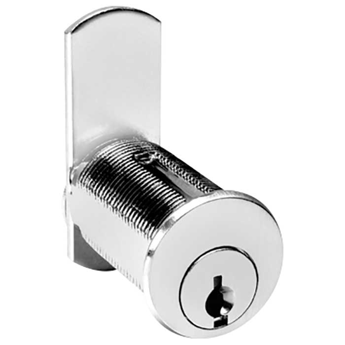 C8103-26D-KD 1.18 in. Disc Tumbler Cylinder Cam Lock - Keyed Different - Satin Chrome