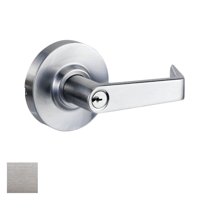 SRX87-26D-IC Classroom Exit Device Lever Trim with IC Prep, 626-US26D Satin Chrome