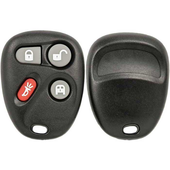 524-GM-SHELL 4 Button Remote Shell for 2003-2007 Chevrolet Express