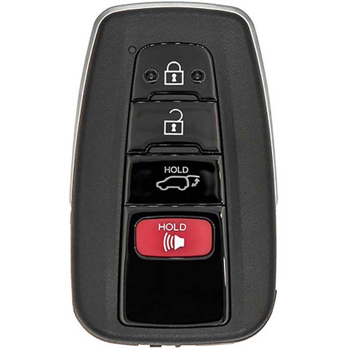 938-TL-SHELL 4 Button Remote Shell for 2019-2021 Toyota RAV4