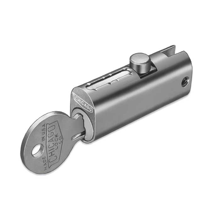 C5001LP-KD 1.75 in. Chicago Filing Cabinet Lock