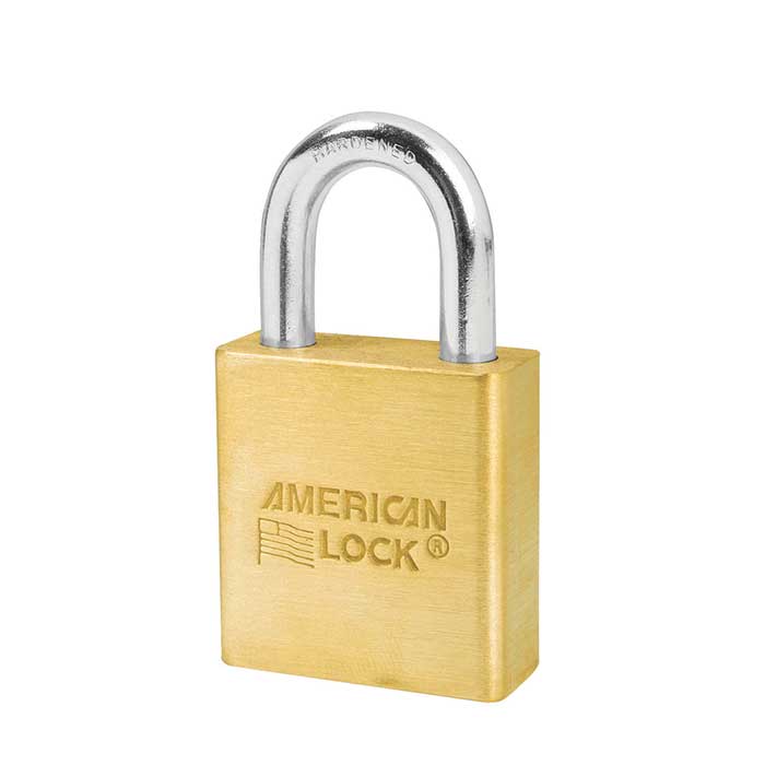 A6560-B-KD 1.75 in. Body & 1.12 in. Shackle Rekeyable Brass Padlock