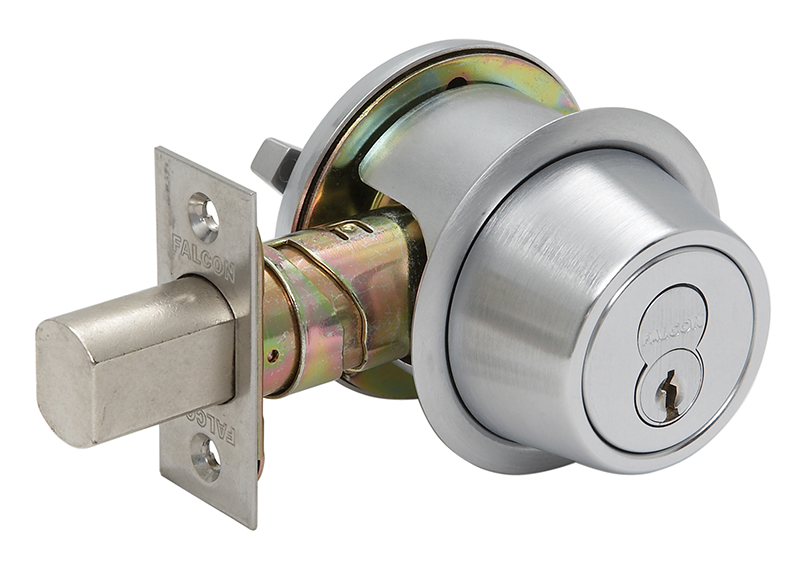 D131BDC-626 D100 Series Double Cylinder Deadbolt with 2.75 in. Square Corner, 626-US26D Satin Chrome