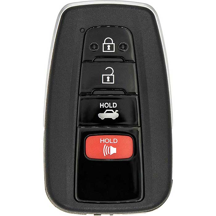 PRX-TOY-6220 4 Button Replacement Proximity Remote Smart Key for 2018-2020 Toyota Camry