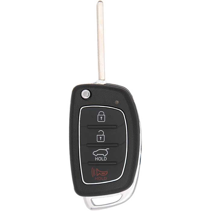 RK-KH-W110 4 Button Replacement Remote Key for 2016-2018 Hyundai Santa Fe