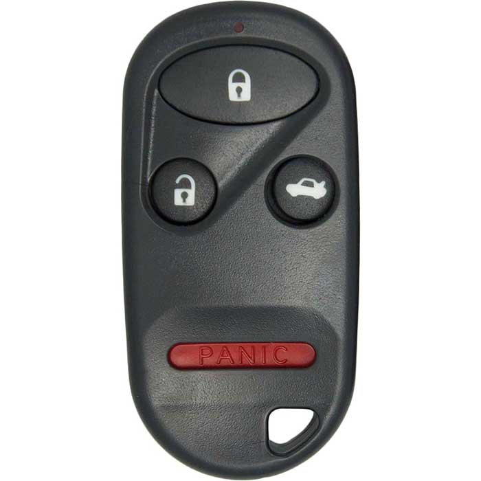 809-HA-SHELL 4 Button Remote Shell for 1996-1998 Honda Accord