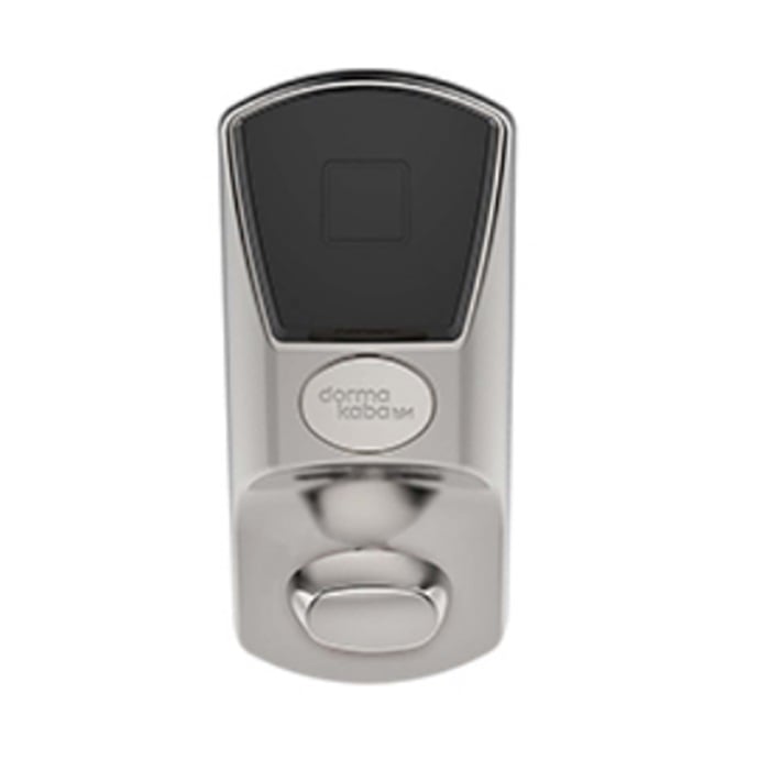 48SE-U26 RFID Proximity Deadbolt with Bluetooth Low Energy Enabled Electronic Lock, 626-US26D Satin Chrome