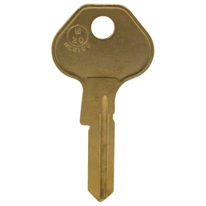 M20-JMA M6000 Brass MAS-18DE Key Blank