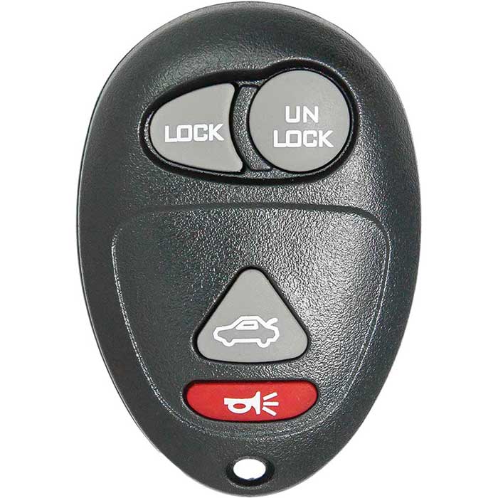 R-GM-L2C-4 4 Button Replacement Remote for GM L2C0007T & 10335582-88