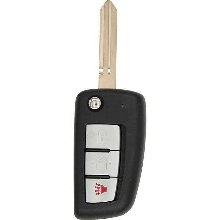RK-NIS-BA1B 4 Button Replacement Remote Flip Key for 2014-2020 Nissan Rogue