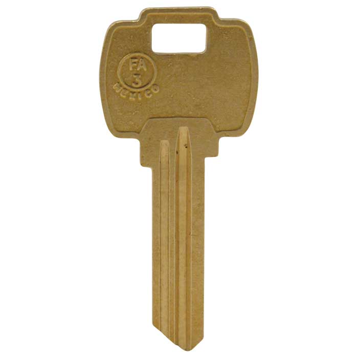 FA3-JMA FA3 Brass ILCO A1054WD Key Blank