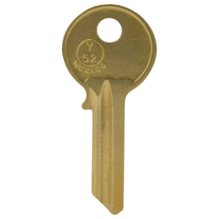 Y52-JMA Y52-Brass Key Blank