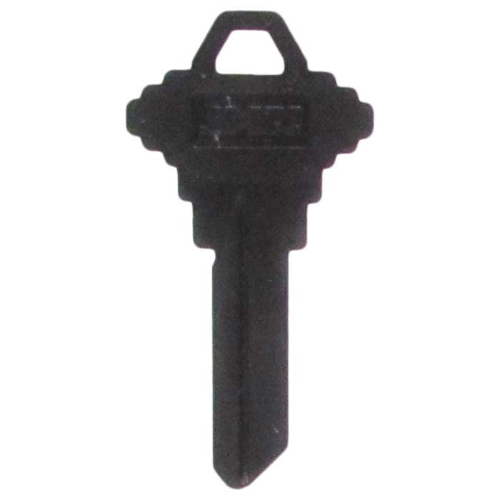 SC1-3.AB Aluminum KW1 Black Key Blank