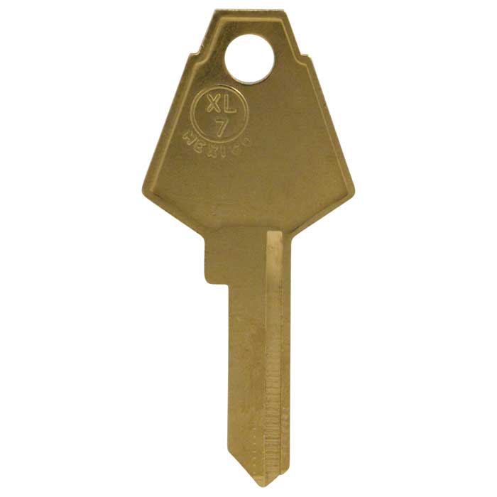 XL7-JMA KABA ILCO 1180S Brass Key Blank