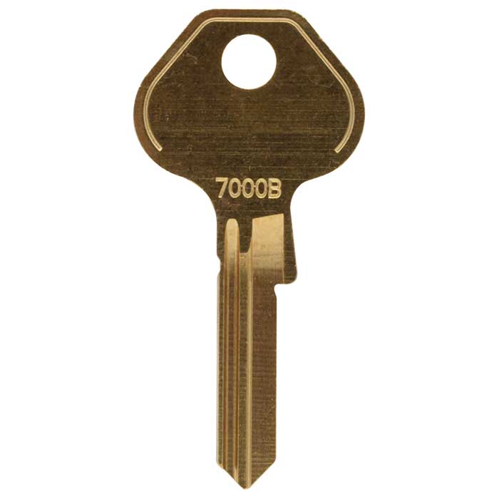 K7000 Padlock Key Blank for 6-Pin W7000 Cylinder Locks