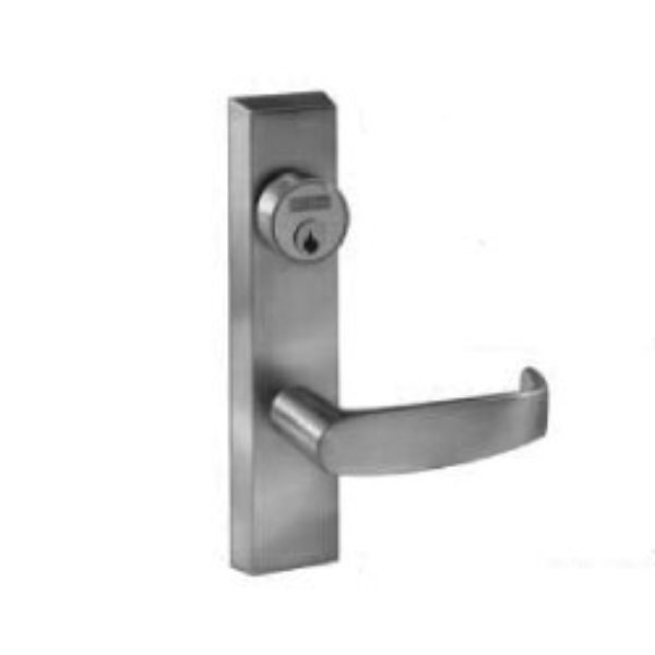 70-704-ETL-LHR-26D 704 Series Lever Exit Device Trim - SFIC Disposable Core - L Lever - Left Hand Reverse - 626 Satin Chrome