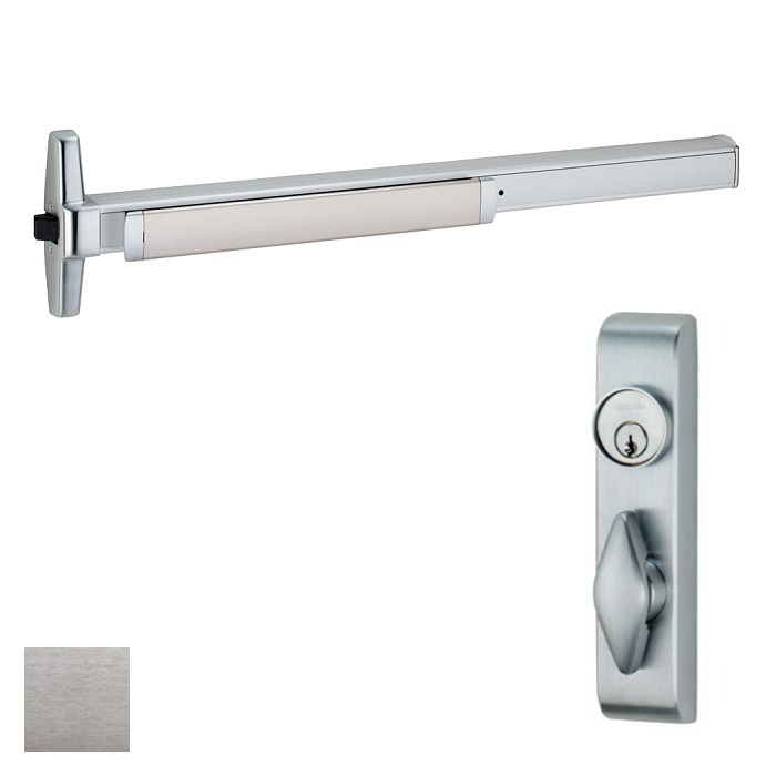 33A-T-4FT-26D-360T 4 ft. 33A Series Rim Exit Device with Thumbturn Trim - 626 Satin Chrome