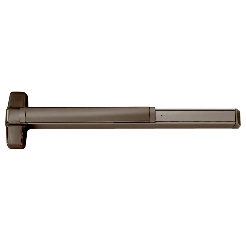 9847EO-3FT-313 3 ft. 9847EO Concealed Vertical Rod Exit Device - 710 Duranodic Dark Bronze