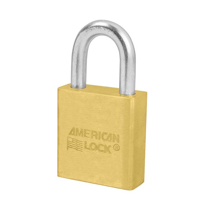 A20-KD 1.75 in. Body & 1.12 in. Shackle Non-Rekeyable Brass Padlock
