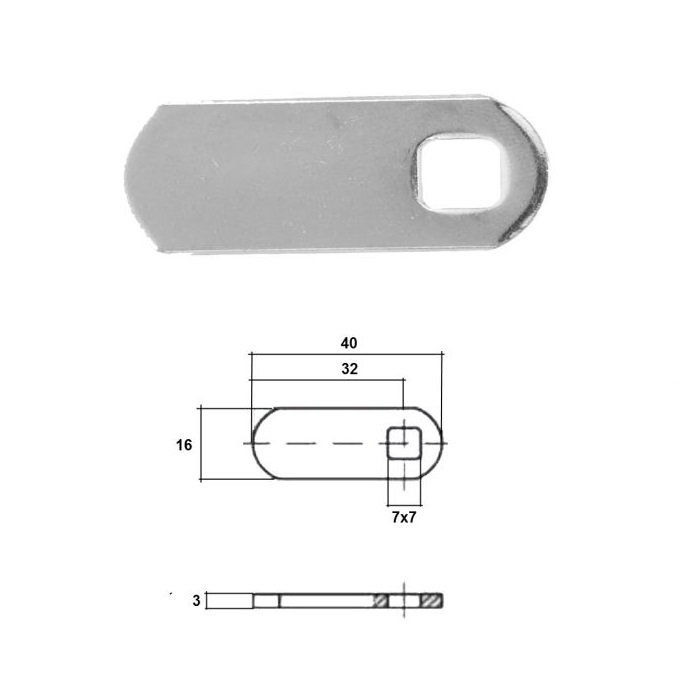 Abloy USA Global Solutions 434794 Protec2 Straight Cam - A40 B32